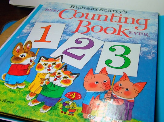 Items similar to Richard Scarry's Best Counting Book Ever Hardcover