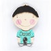 Wall Coat hooks racks – Boys room décor - Turquoise Hand Painted - Personalized gift for a boy - wooden rack