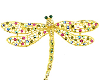 Multicolor Dragonfly Pin Brooch And Pendant 1010041
