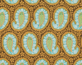 Amy Butler Fabric - Henna Paisley in Blue from the Belle Collection