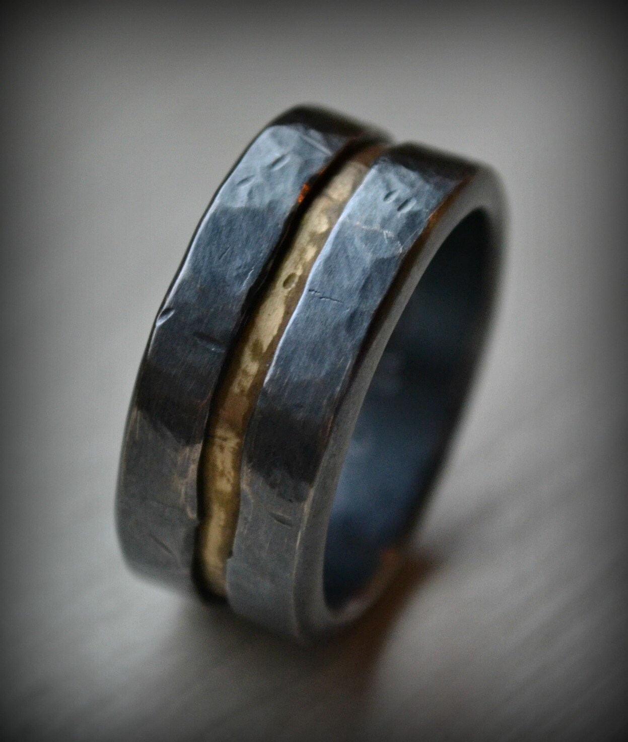 mens artisan wedding rings