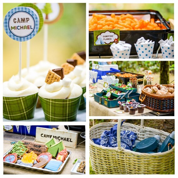 Camping Party Package - DIY Printables Il_570xn