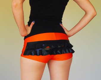 Ruffle Back Roller Derby Shorts - Pre-Order