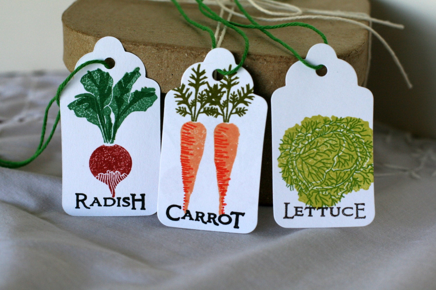 Vegetable tags Garden labels Vegetable labels canning