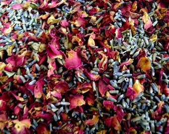 3lbs Organic Wedding Flower Biodegradable Confetti Ecofriendly Toss Rose & Lavender Sachet Bridal Shower Favor Petal Bud Super Blue Dry