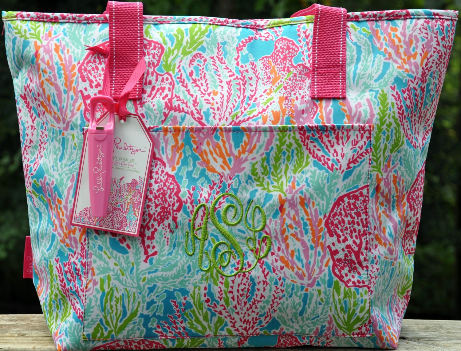 Personalized Lilly Pulitzer Insulated Cooler by KeyLimeOnline