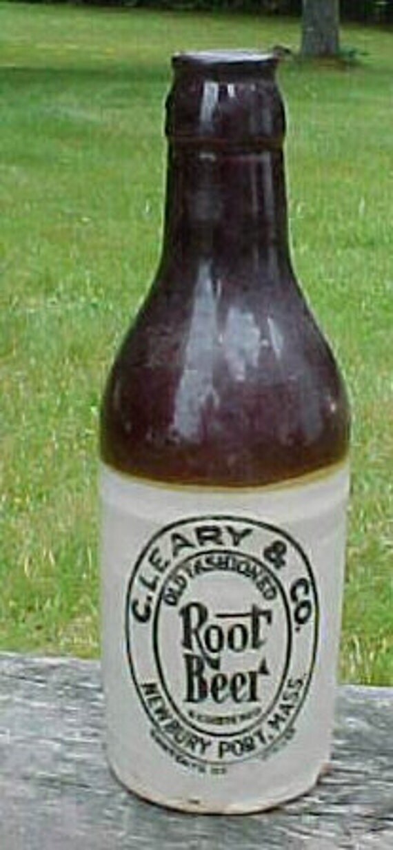 c1890s C. Leary & Co. Root Beer Newbury Port by Bottlessoldcheap