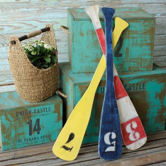 Boat Decor Oar Nautical Wall Decor Boat Oars by SlippinSouthern