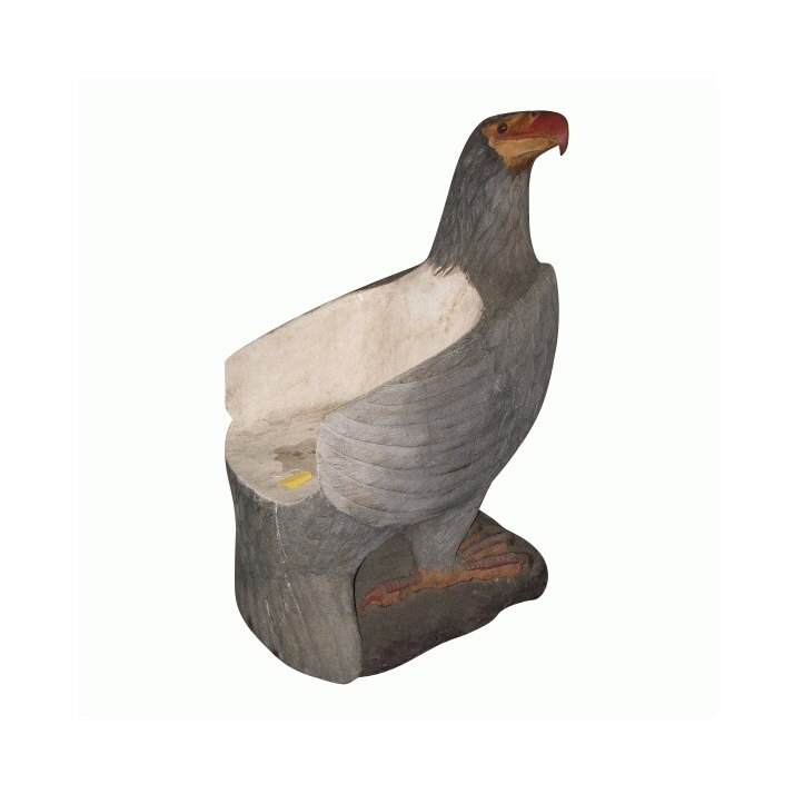 Pair of Wood Carved Eagle Chairs Haute Juice