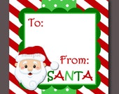 Santa Gift Tags Printable - Instant Download - Non-Personalized Il_170x135