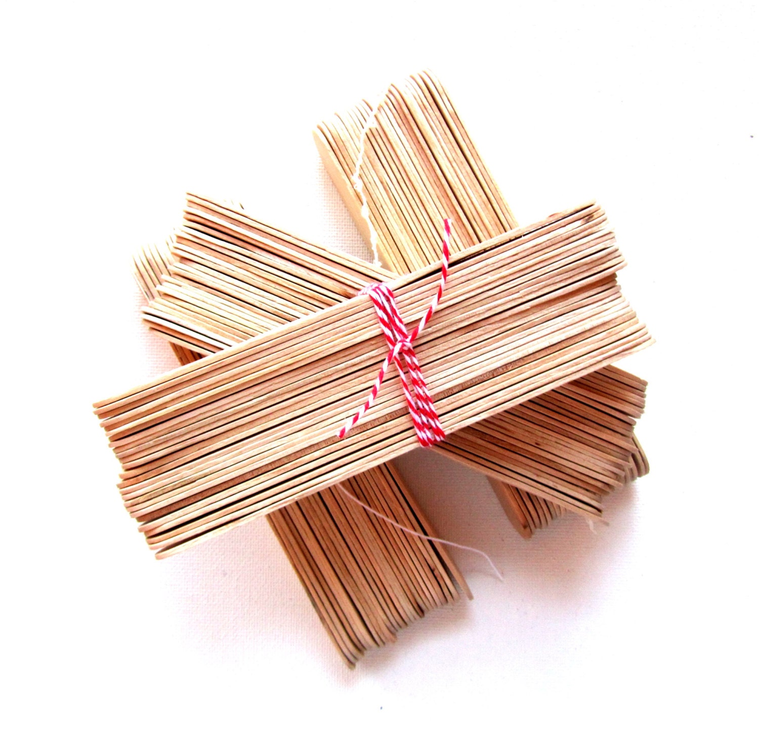 CRAFT STICKS 6 Wood Sticks Packs of 25 Wood Craft