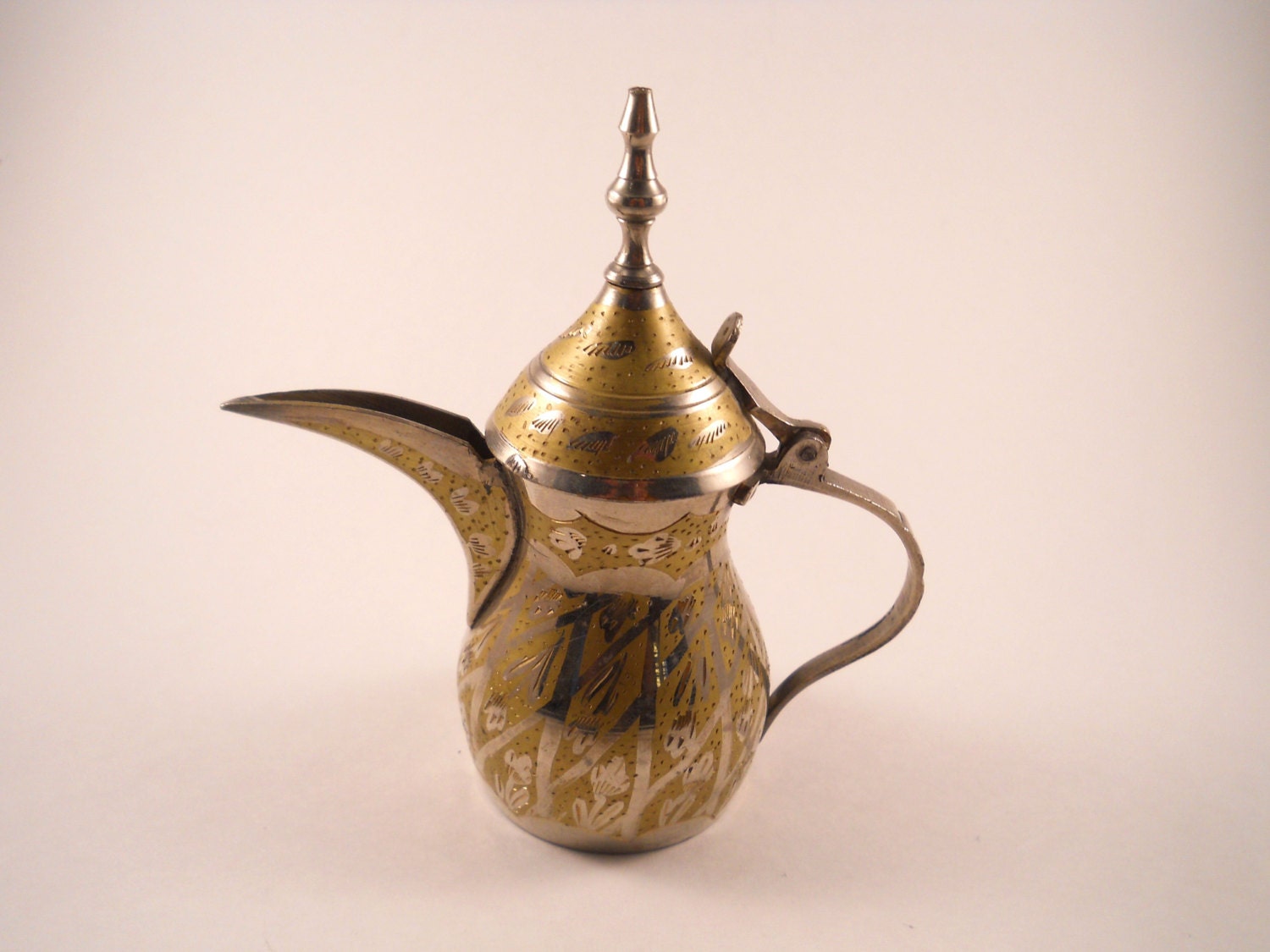 Miniature Islamic Arabic Tea Pot Brass Pitcher by MissPattisAttic