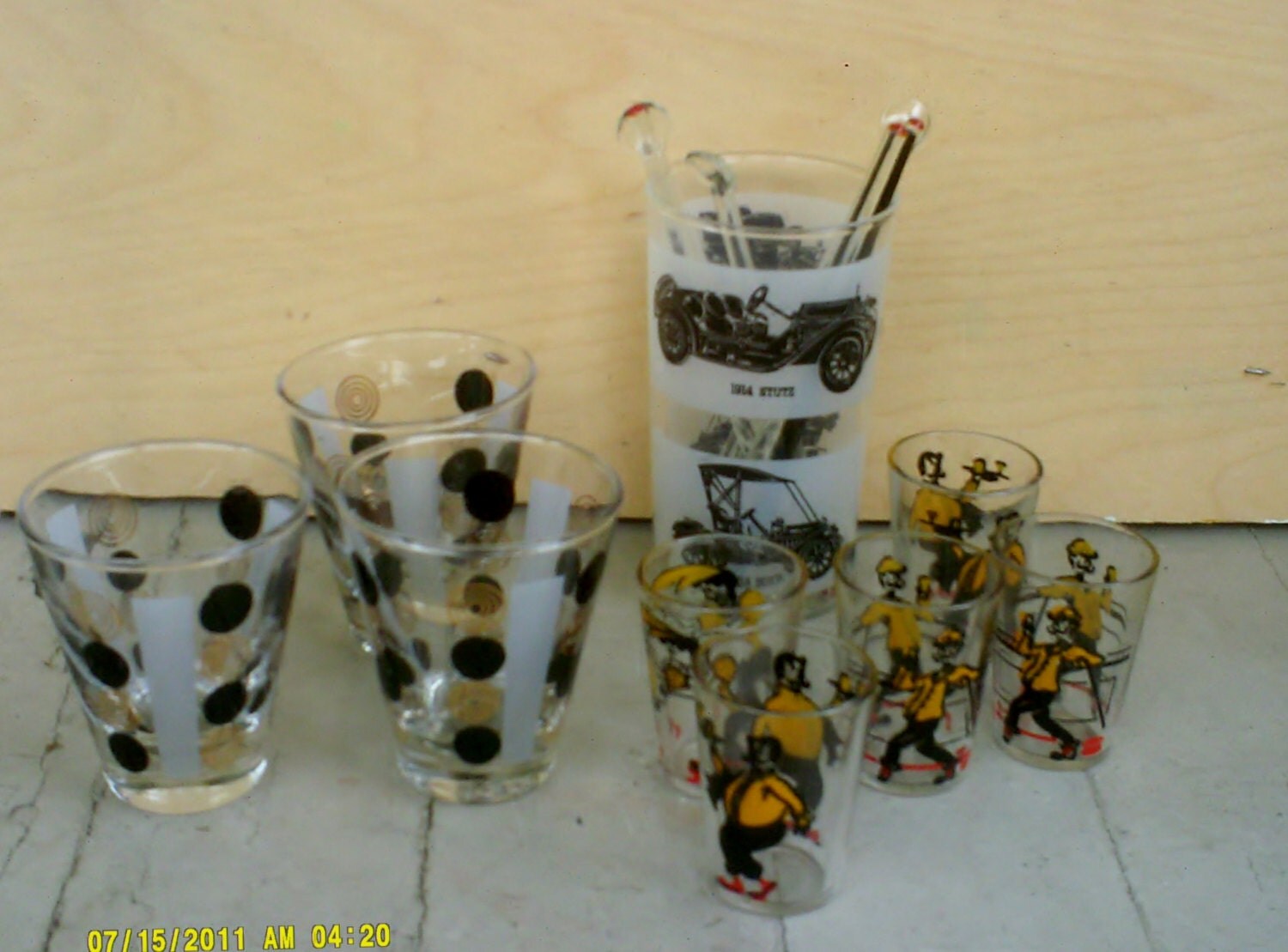 Vintage Barware Set / Retro Barware Haute Juice