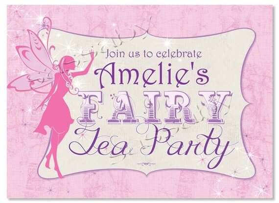 Fairy Party Sign - Girls Birthday Party - DIY PRINTABLE FILE by Sassaby Il_570xn