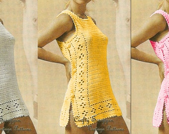 HUGE SALE!! 1960's Sirdar Swimsuit Coverup PATTERN