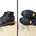 Vintage Chippewa Logger Boots Black Leather Boot Chunky Vibram Soles - Women's 5.5