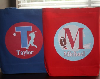 Large Personalized Tote Bag