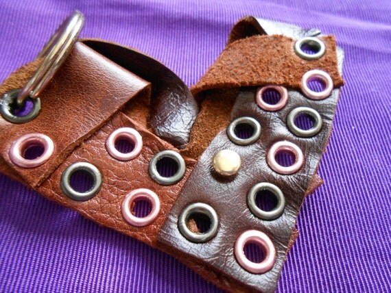Heart Leather Key Chain