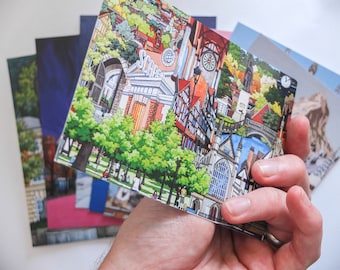 Illustrated Postcard Set (Pack of 16)