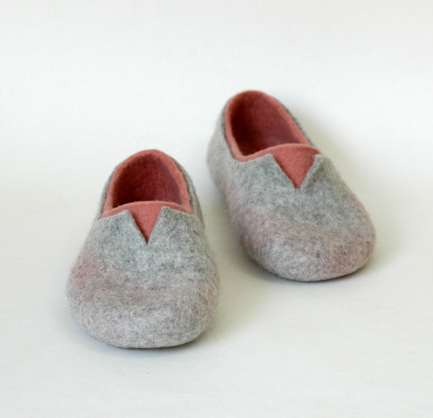 cushy felt clog slippers