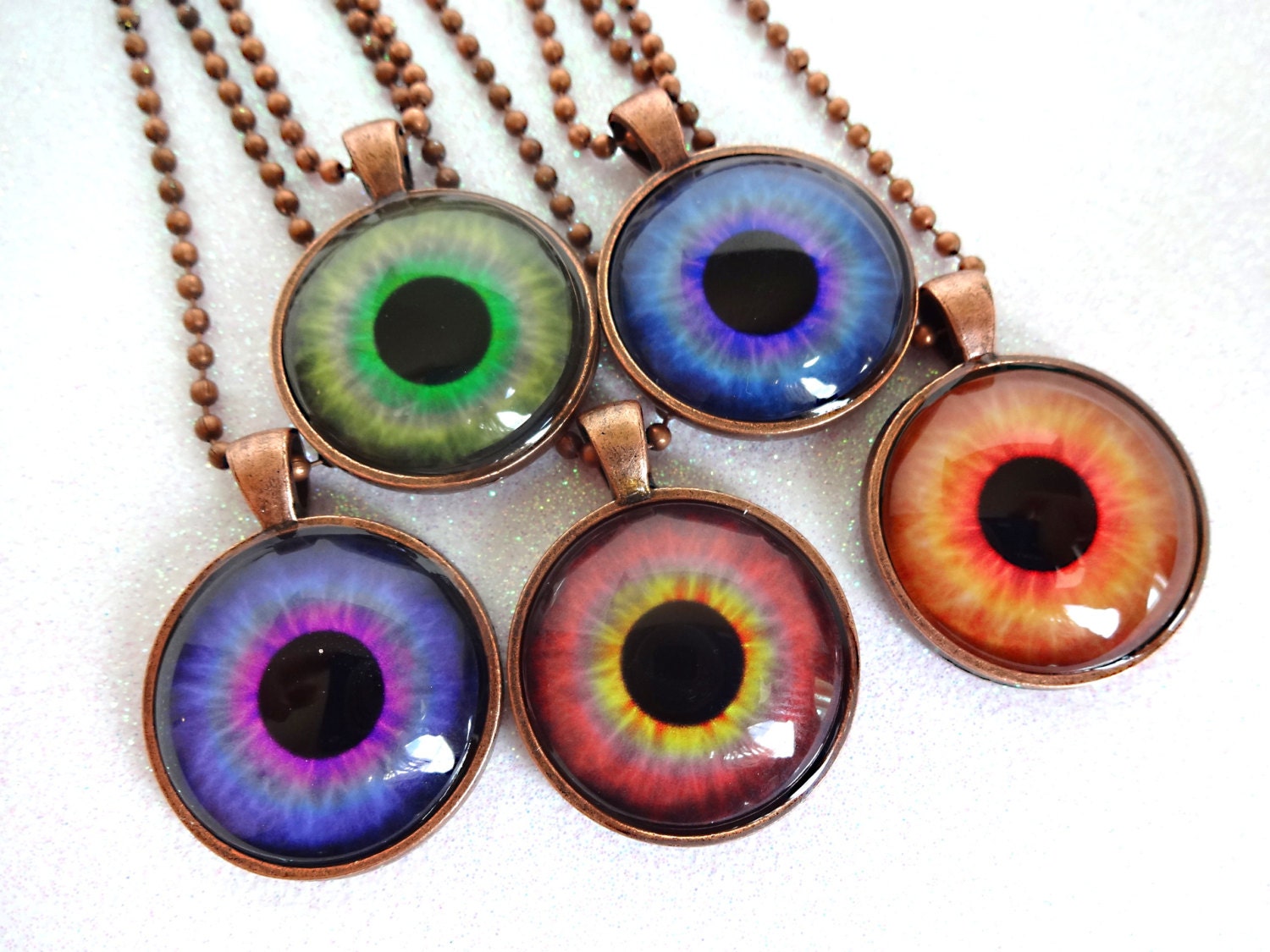 Eye Necklace Eyeball Necklace Eye Jewelry Third Eye