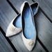 ivory pointed toe flats