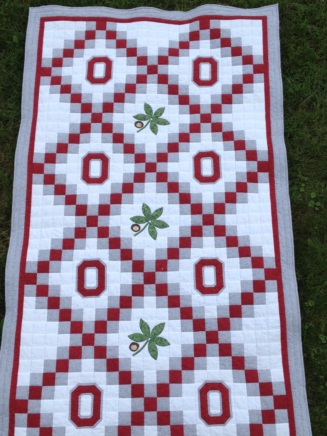 Ohio State Buckeyes OSU Quilt Made To Order