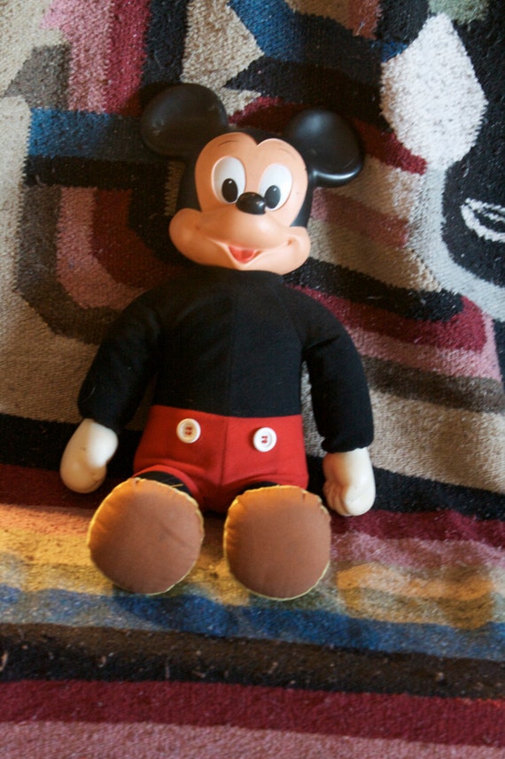 vintage marching mickey mouse doll