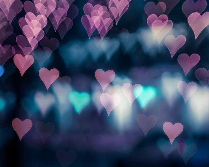 bokeh photography hearts abstract photography romantic 8x10