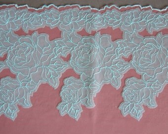 Floral Embroidered Applique Band