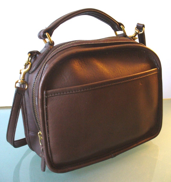 Vintage Coach Small Brown Crossbody Bag by TheOldBagOnline on Etsy