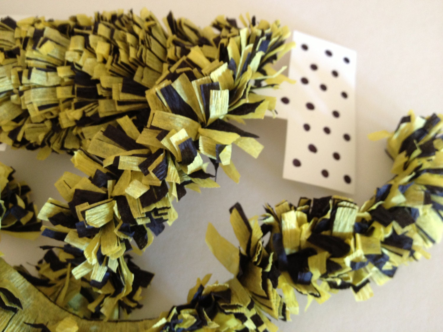 Paper Festooning Crepe Paper Garland Banner by