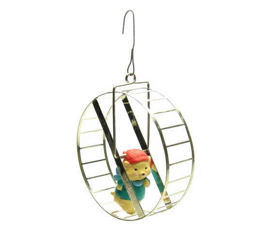 hamster wheel ornament hallmark big roller vintage christmas hamster wheel ornament hallmark big roller vintage christmas