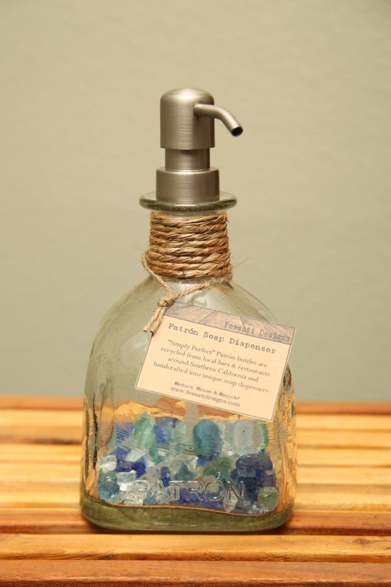 Patron Soap Dispenser by FossatiDesigns on Etsy