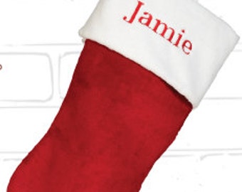 Christmas Stocking Personalized FREE - very plush. High quality Christmas stocking. FREE SHIPPING!!!