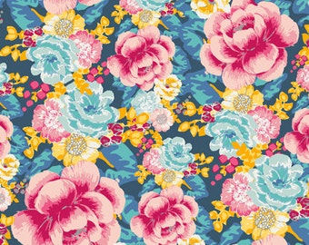 Art Gallery Fabrics - Floressence - Acqua di Rose Bleu
