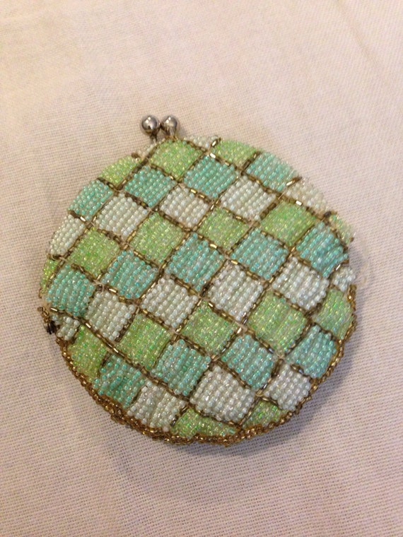 Vintage Beaded Coin Purse by sweetserendipityvint on Etsy