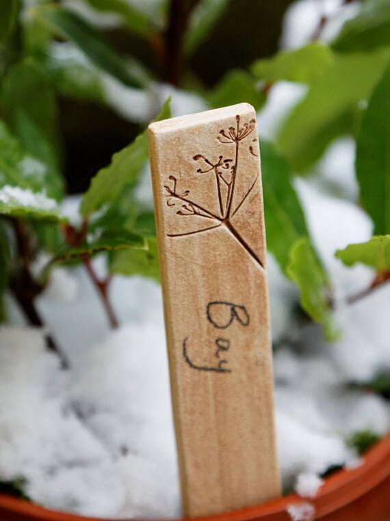 Ceramic Plant Labels Herb Garden Stakes Plant Markers