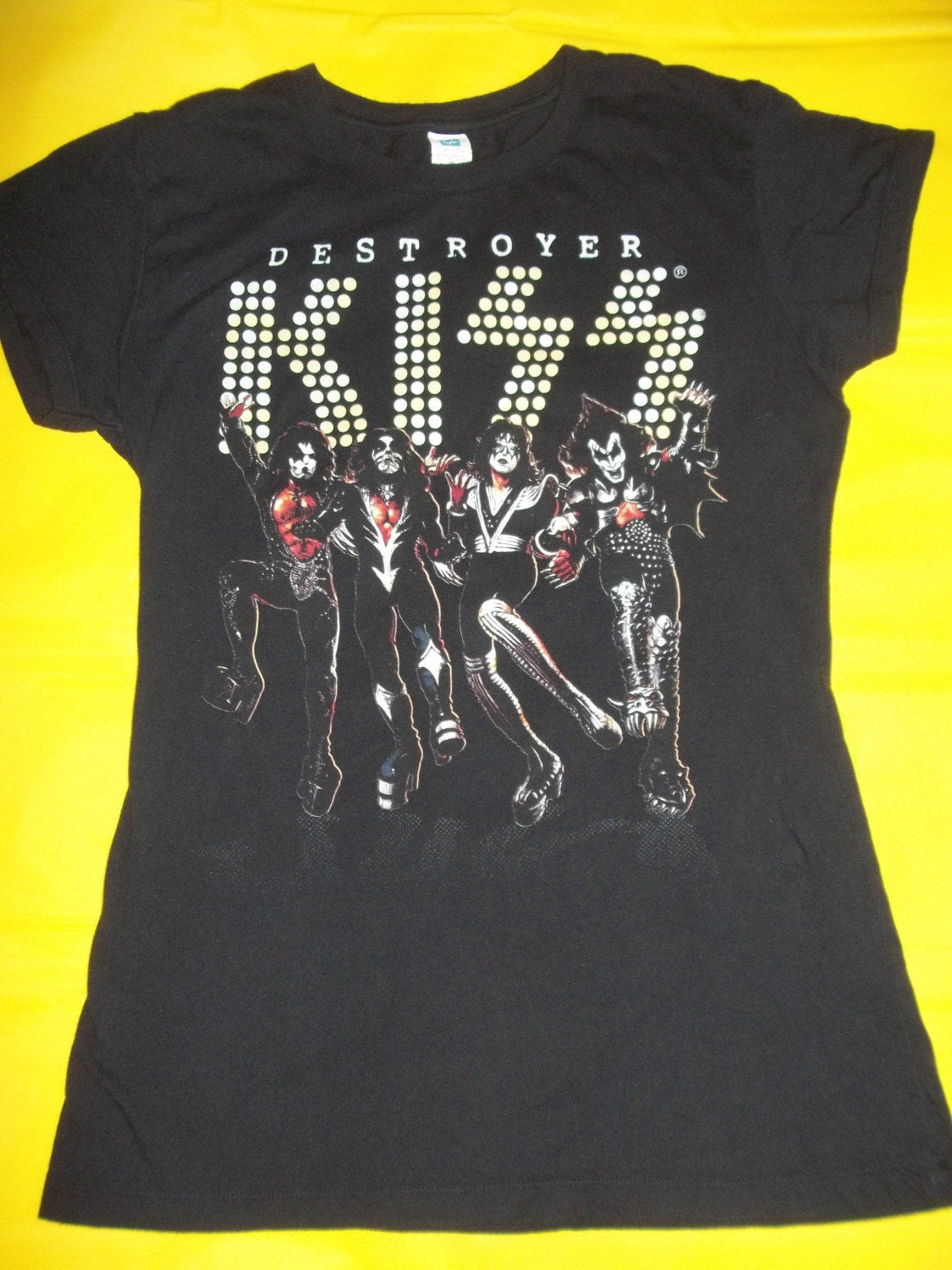 kiss band t shirt dress