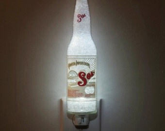 Sol Beer 12oz Night Light Accent Lamp 50,000 hour Eco LED Man Cave Bar Light Mexico