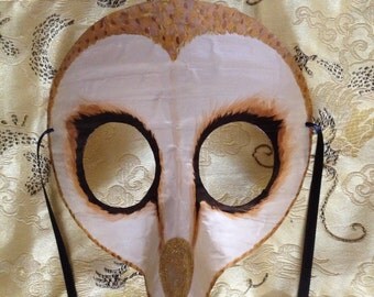 barn owl mask, costume