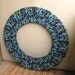 Hula Hoop Holder Bag Cover Blue Teal Yellow Butterflies Travel Storage Hooping Festival Accessory