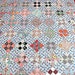 Vintage 1930s 1940s Unfinished Quilt Top Blue