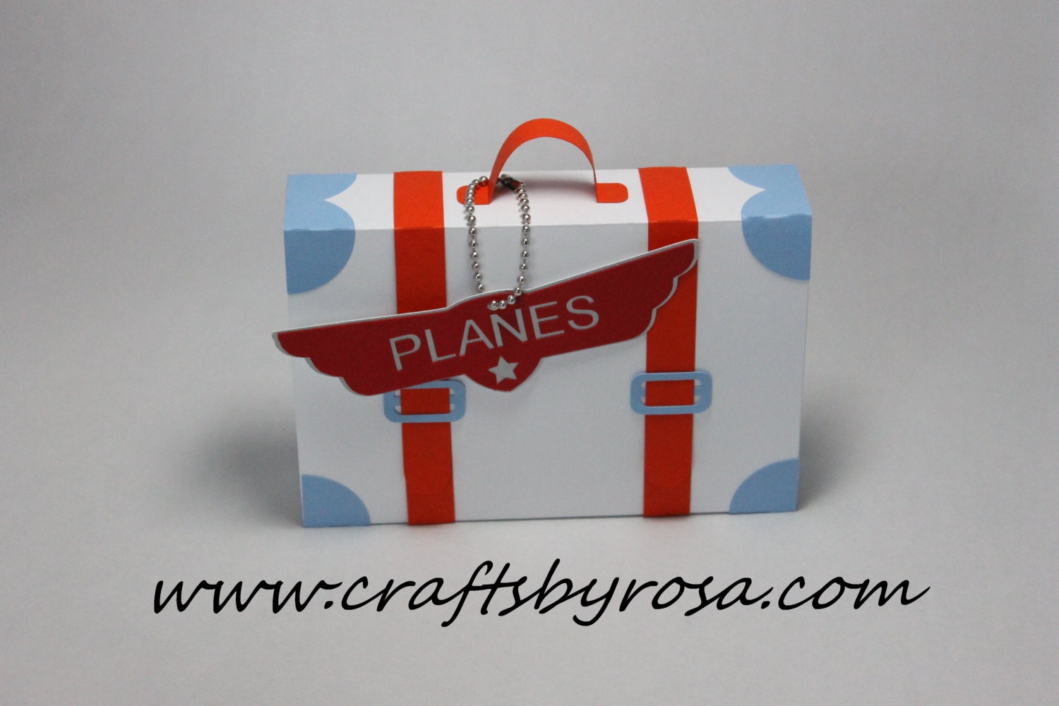Suitcase Favor Box for Planes party by CraftsbyRosa on Etsy