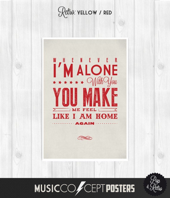 The Cure - Love Song - Lyrics Poster - Music Concept POSTER - Retro ...
