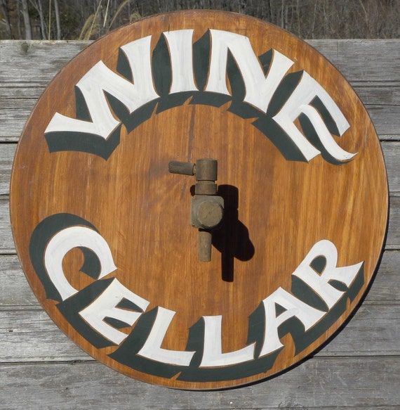 CustomPersonalized Wine Cellar Sign wooden wall hanging