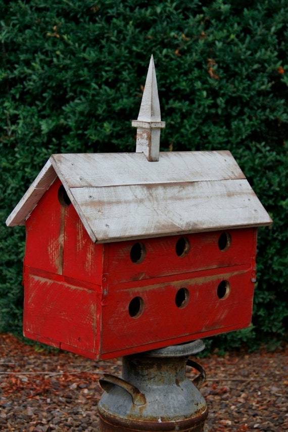  Martin bird house, large barn bird house, functional bird house