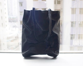 Leather Paper Bag by ddmmyyyyleatherhk on Etsy
