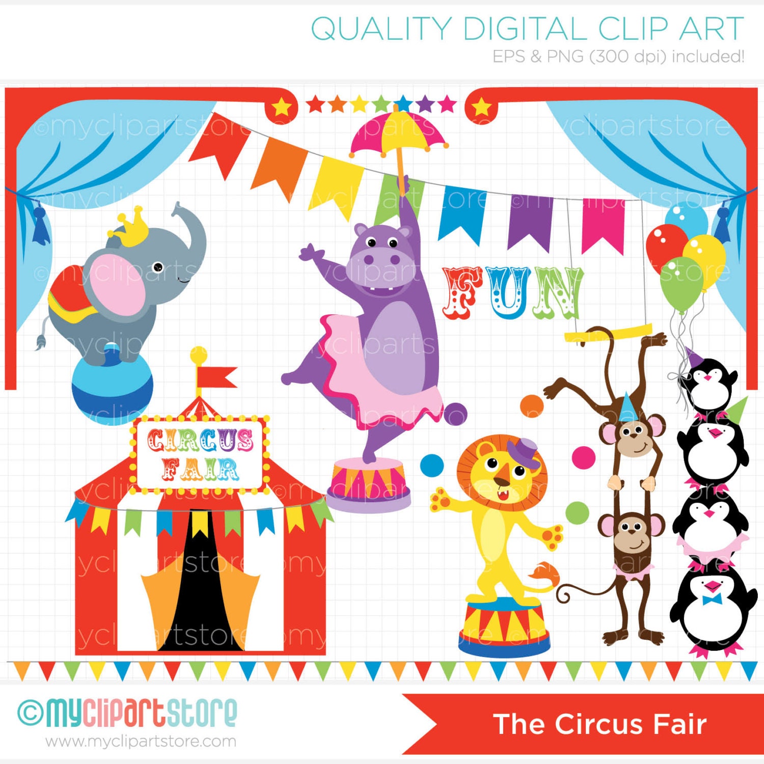 clipart circus animals - photo #28