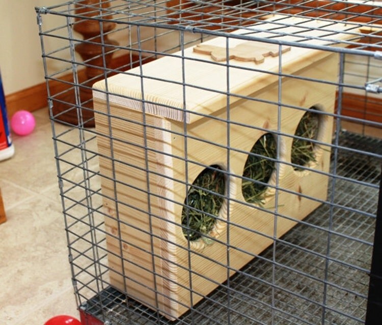 Slim Fit Bunny Rabbit Hay Feeder by BunnyRabbitToys on Etsy